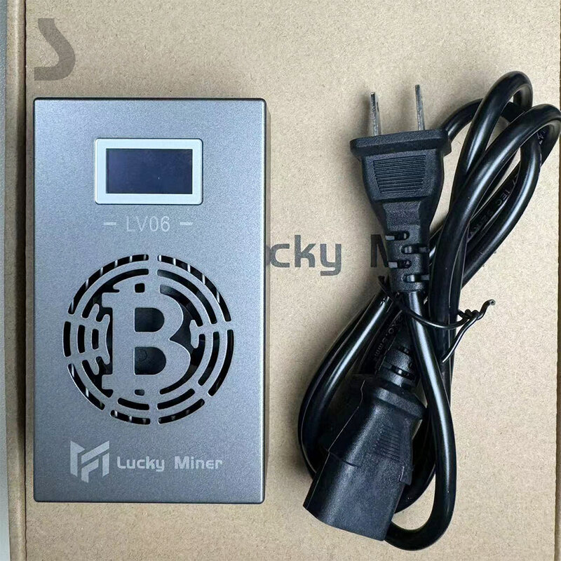 2024 Latest Bitcoin Miner Lucky Miner LV06 V6 Solo Multiple Mining Modes  Lottery Machine 500G Low Noise Home Use BTC