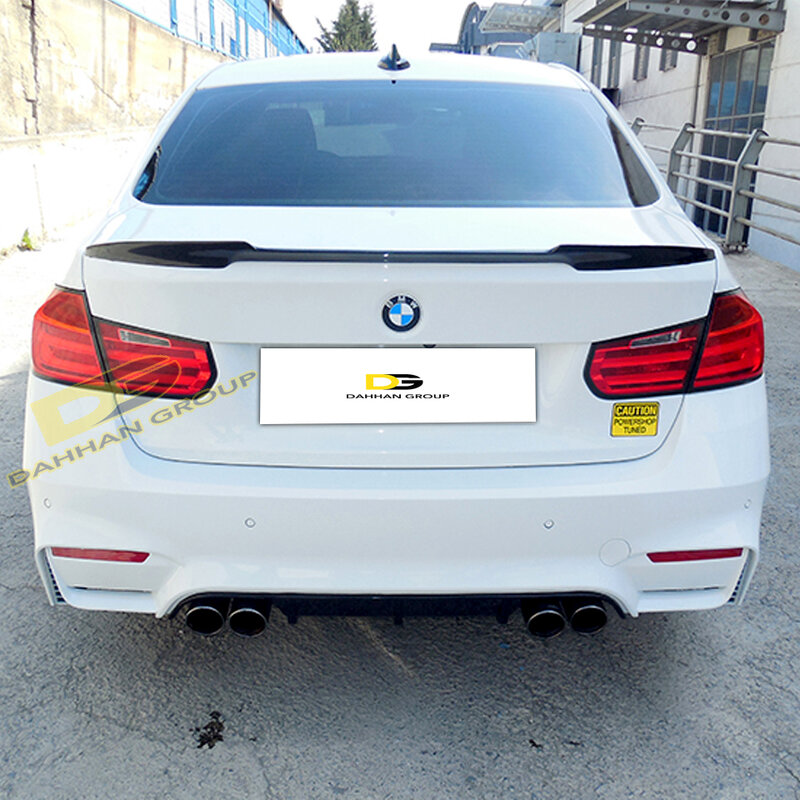 B.M.W 3 Series F30 2012 - 2018 M3 Style Rear Trunk Boot Spoiler Wing Lip Painted or Raw Surface ABS Plastic M3 Kit