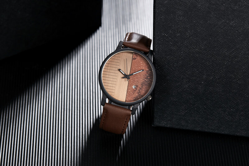 Relogio masclasino 남자 나무 쿼츠 아날로그 손목시계, 대나무 나무 캐주얼 유니섹스 시계, 그를 위한 독특한 선물