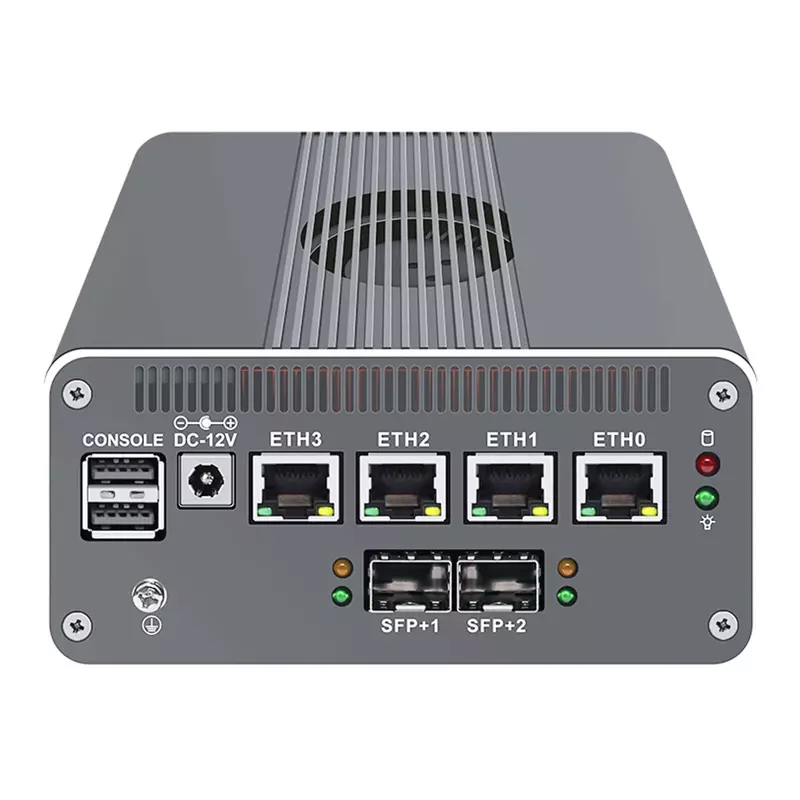 Super Deal 12 Gen Firewall alat 2*10G SFP Intel i3-N305 N100 4x i226-V 2.5G DDR5 NVMe Router lembut Mini PC Proxmox Server