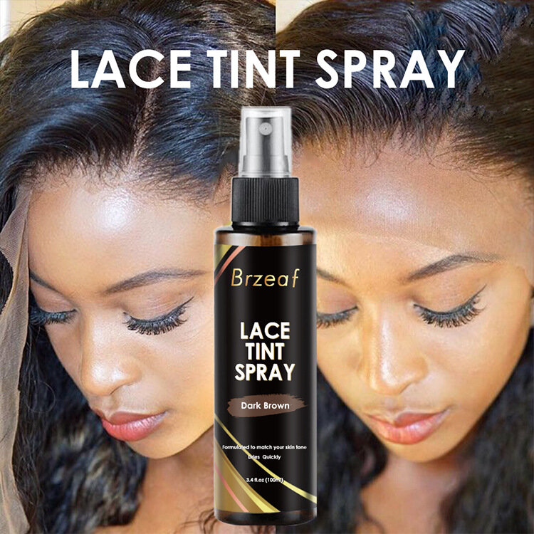 100Ml Lace Tint Spray Wig Lace Adhesive Link Mousse Adhesive Lace Glue Lace Wigs Spray Bond Glue Toupee Lace Tint Spray For Wigs