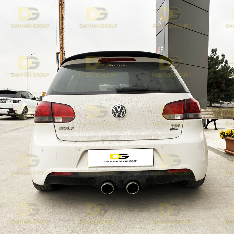 V.W Golf MK6 2008 - 2012 ABT Style Rear Spoiler Wing Raw or Painted Surface High Quality ABS Plastic Golf R Line GTI Kit