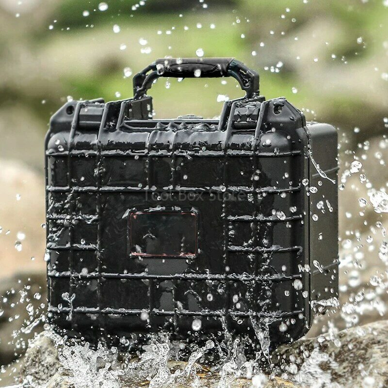Tool Box Waterproof Hard Carry Case Bag Tool Case with Sponge Storage Box Safety Instrument Suitcase Plastic Toolbox Organizer