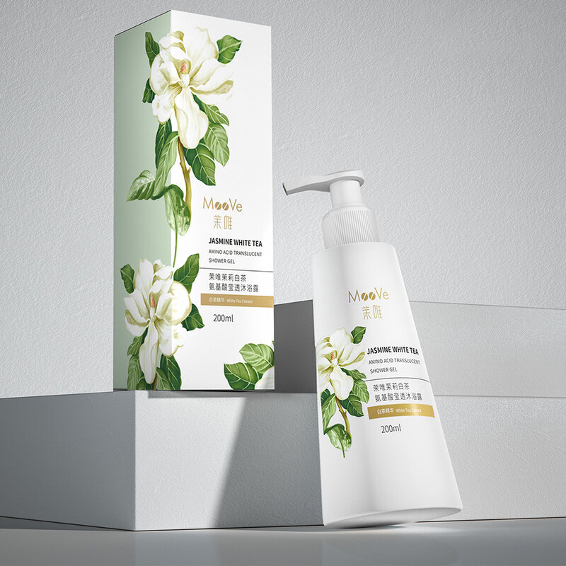Natural Jasmine Beauty Body Shower Gel Moisturizing Cleansing Skin Fragrant and Nourishing Body Wash Skincare гель для душа