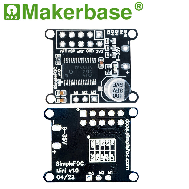 Makerbase SimpleFOC 미니 FOC BLDC 모터 컨트롤러 보드, 아두이노 서보