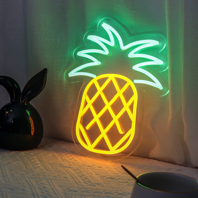 Ananas led neon sign fruit flex neon logo