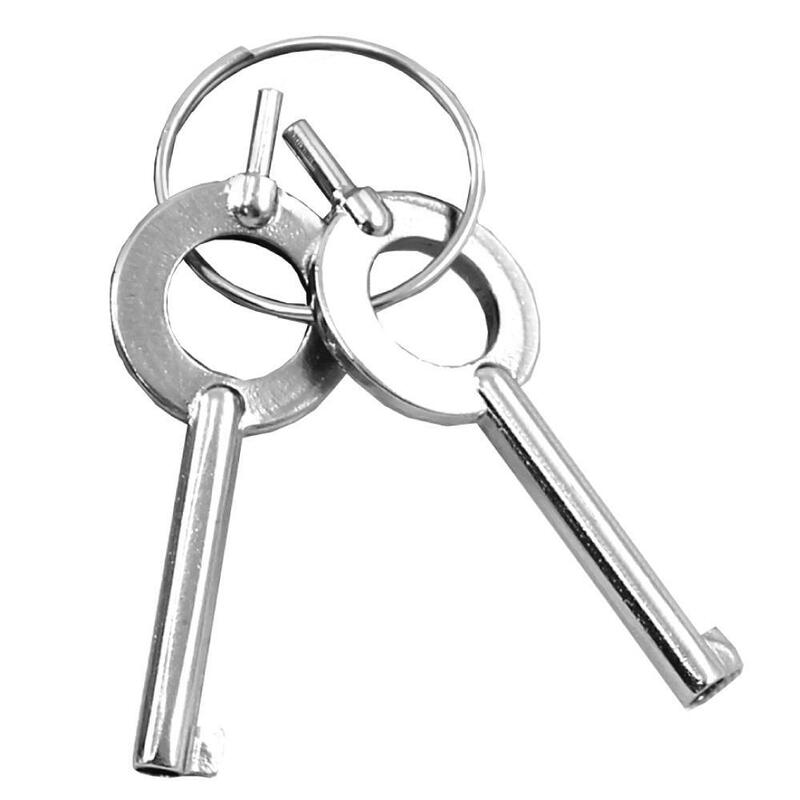 Handcuff Key New Universal Standard Silver Stainless Steel Durable Unlock Opener Safe Crime Fantasy Men Women Compatible