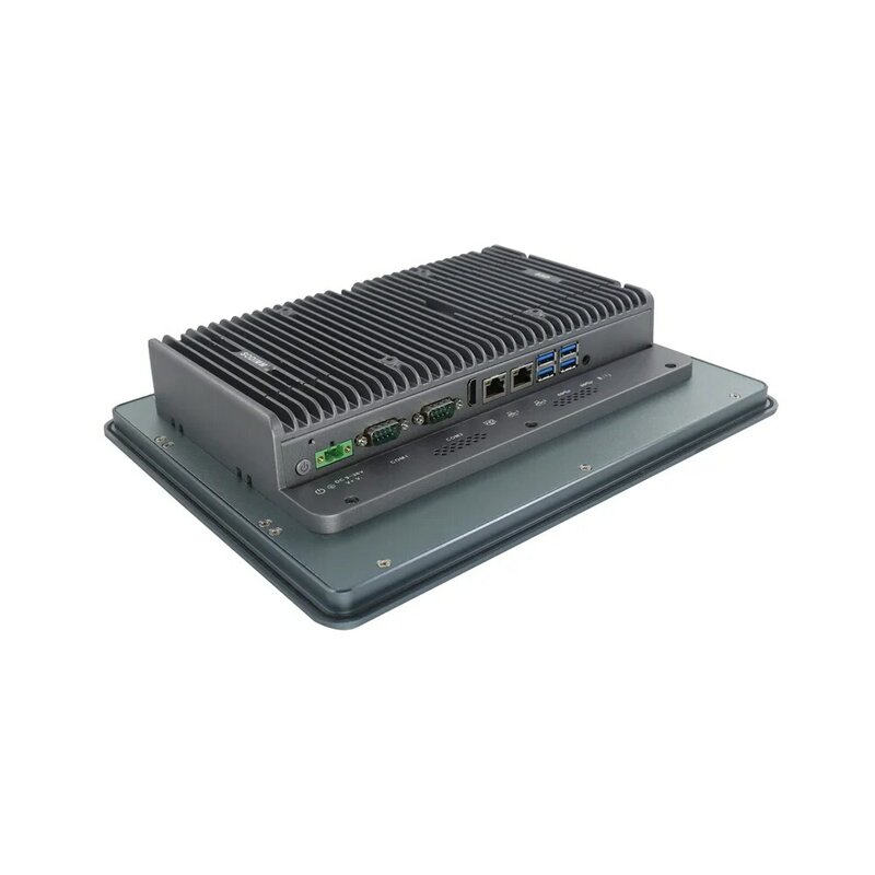 Промышленная Передняя панель HUNSN IP65, 12,1 дюйма, PX02, сенсорный экран с мультисенсорным сопротивлением, TPM2.0, 9-36 В 2Pin Phoenix, 2xcom, 2xlan