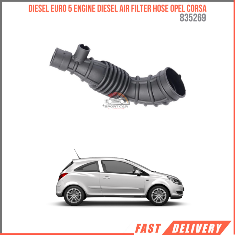 Для дизельного двигателя Euro 5, Diesel шланг воздушного фильтра Opel Corsa 1,3 OEM 835269, высокое качество, разумная цена