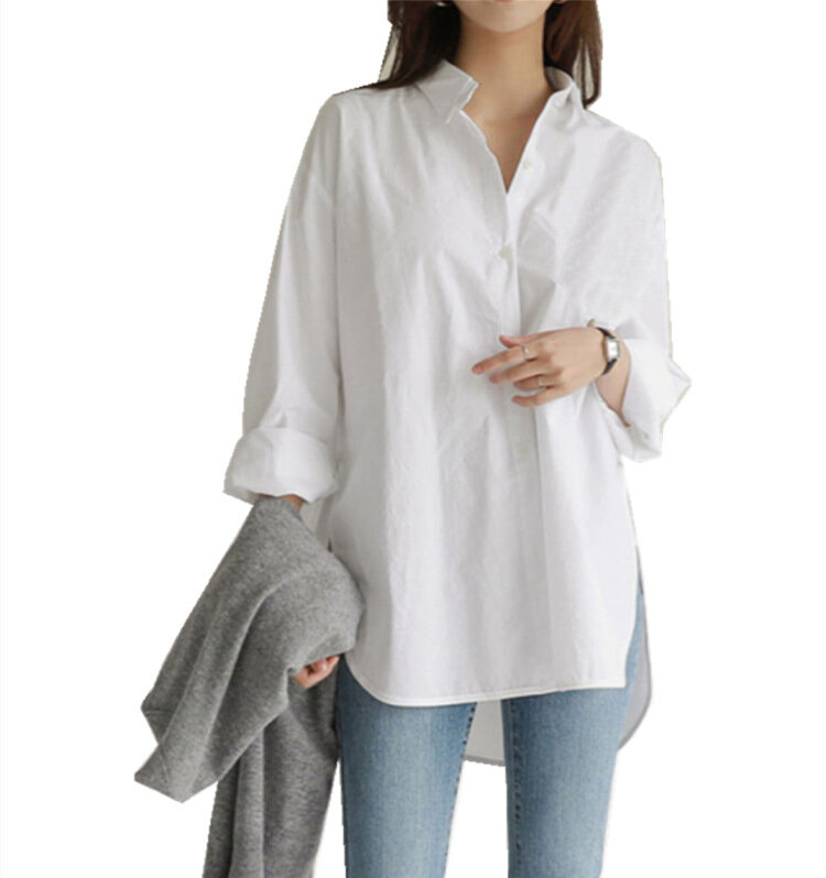 Женская осенне-зимняя Длинная блузка для грудного вскармливания, Свободный Топ с длинным рукавом для беременных женщин, рубашка, Одежда для беременных