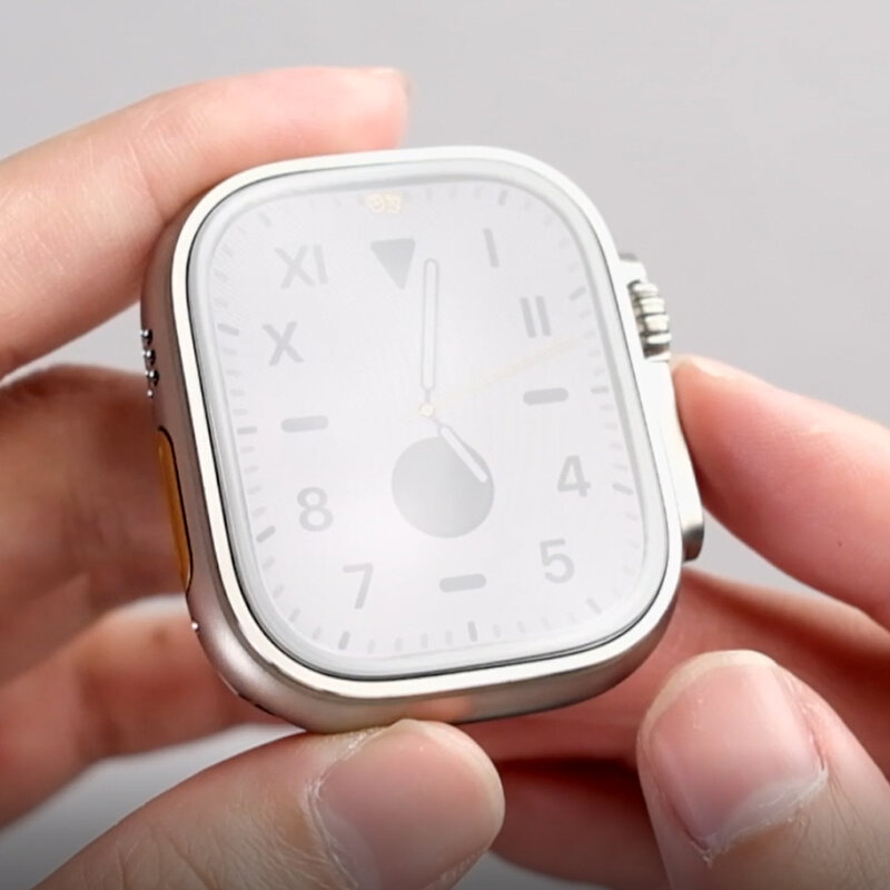 Pellicola protettiva per schermo per Apple Watch 8 Ultra 49mm pellicola protettiva completa trasparente per iWatch posizione ultra 49mm installazione facile
