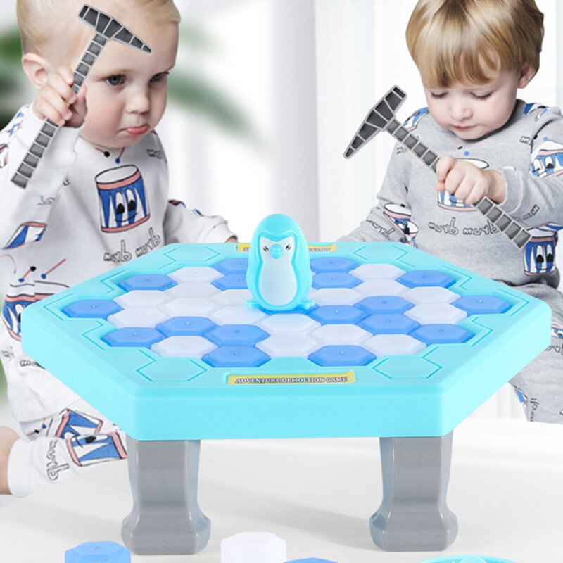 子供のためのインタラクティブなミニコンソール,楽しい遊びと抗ストレスのためのペンギンのビルディングブロック