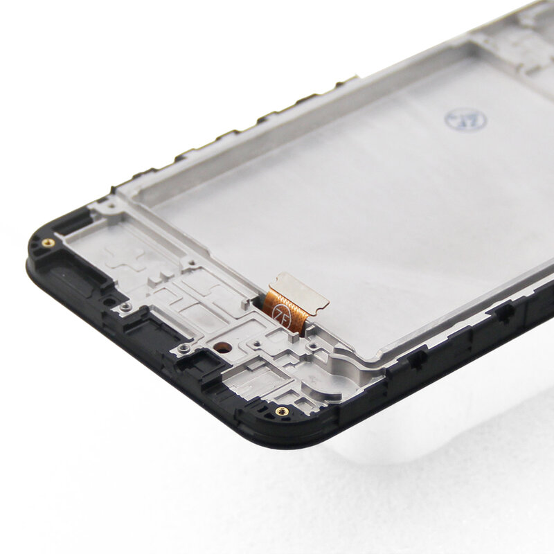 Conjunto digitador de tela sensível ao toque com moldura, display LCD, testado para Samsung A24, 4G, A245