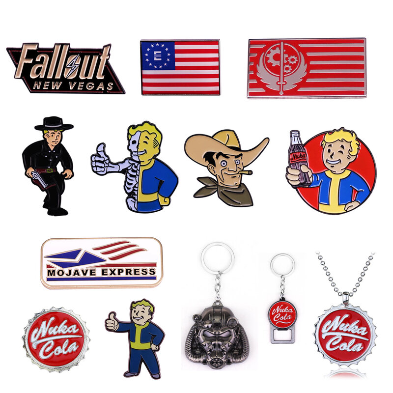 Fall-Out Game Tv-Serie Pin Badge 2024 Hot Sale Classic Cosplay Emaille Broche Sieraden Voor Fans Vrienden Cadeau