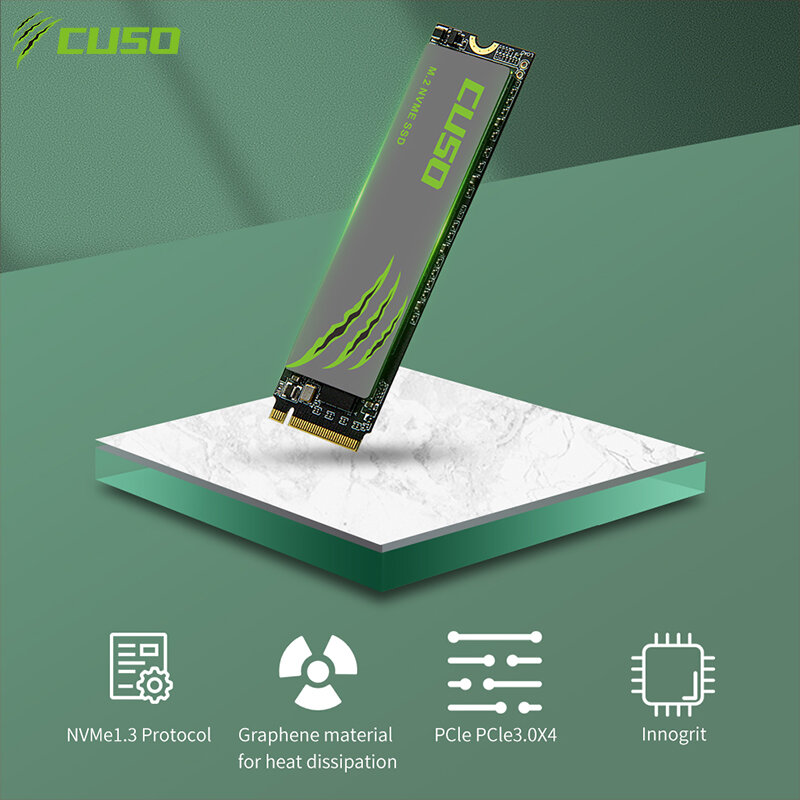CUSO-disco duro interno para ordenador portátil, dispositivo de almacenamiento M.2 SSD NVM 240GB 250GB 256GB 500GB 1T SSD M2 ssd m.2 NVMe pcie 3.0X4 SSD