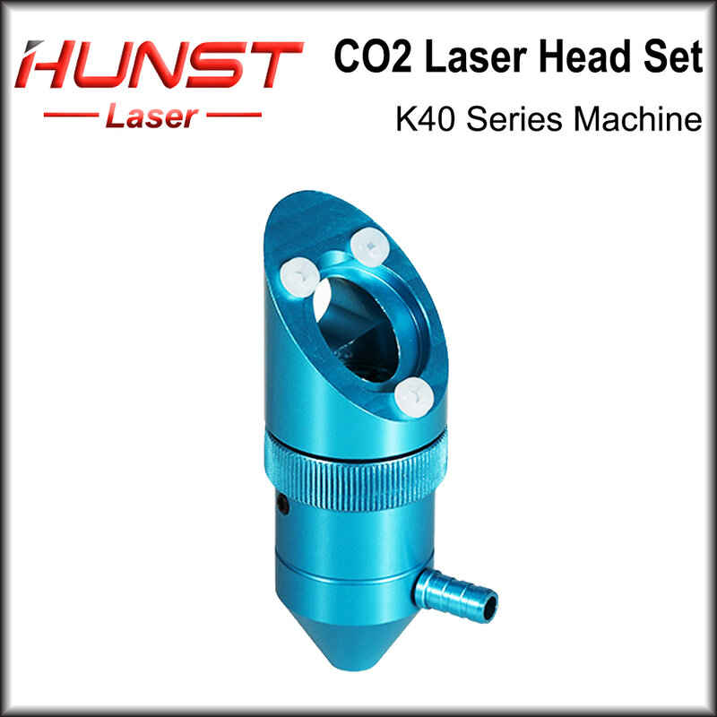 Лазерная головка HUNST CO2 для лазерного гравировального станка серии K40, диаметр линзы: 12/18 мм, зеркало fl50,8 мм, 20 мм