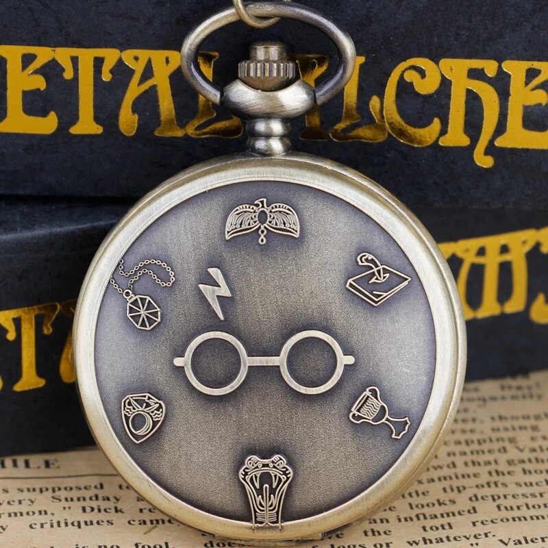 Уникальные креативные кварцевые карманные часы-брелок в стиле стимпанк, оригинальные Мультяшные винтажные ожерелья, подвески, часы на цепочке, подарок, мужские часы