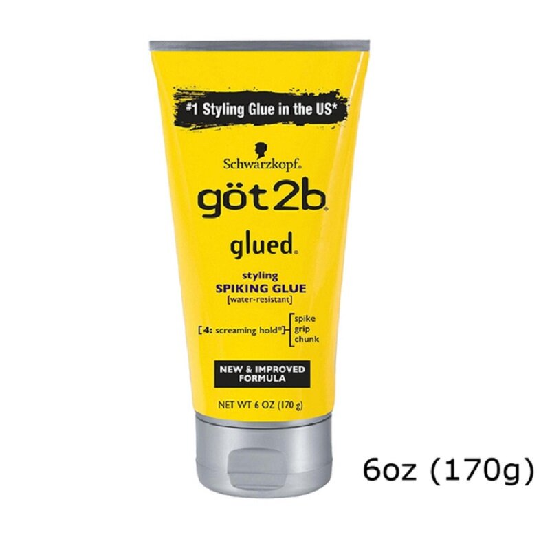 Got 2b Glued Spray Waterproof Lace Wig Glue, Bathing Hold Hair Glue, Styling Gel Wig, Accessary for Frmetals, Toupet, 35g, 170g, 340g
