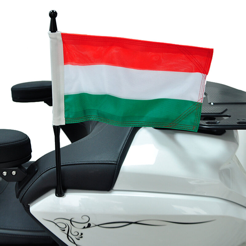 Kit Bandeira da motocicleta para Honda, Gold Wing GL1800, Flag Group, Polônia, Ferramentas Tronco, Suporte Flagpole, Moto Tour, Pânico