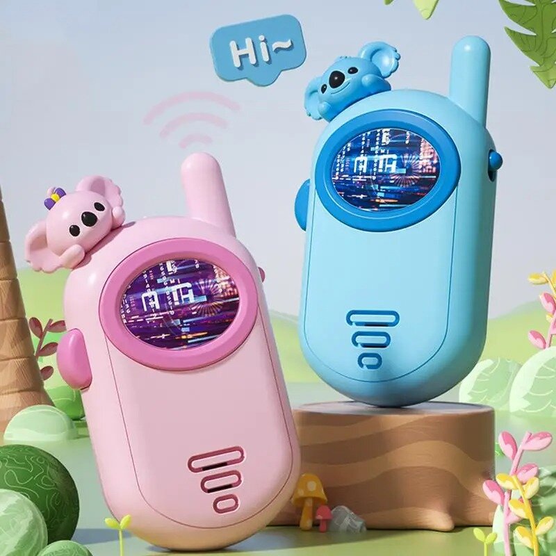 Walkie Talkie Inter phone Intercom elektronisches Spielzeug Kinder tragbare Kinder Radio Telefon Weihnachten Geburtstags geschenk für Jungen Mädchen 2pcs