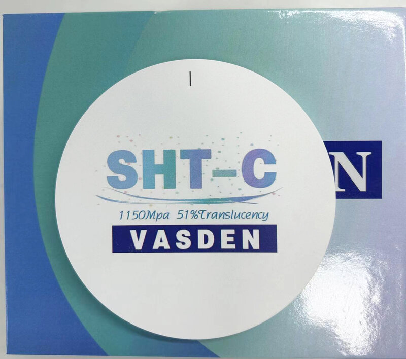SHTC A2 A3 Color Dental Zirconia Block CADCAM fresatura disco di zirconio 98mm Zirconia preombreggiata vuoto per laboratorio odontotecnico