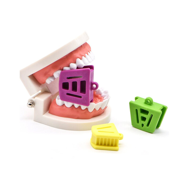 แผ่นรองกระดูกปากทันตกรรมที่เปิดจุกยางกัดอุปกรณ์รองรับภายในช่องปาก
