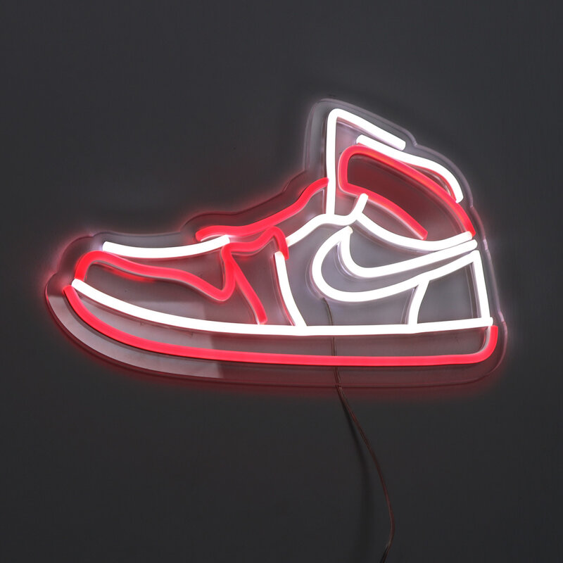 Led neon lights for shoes shop decoration