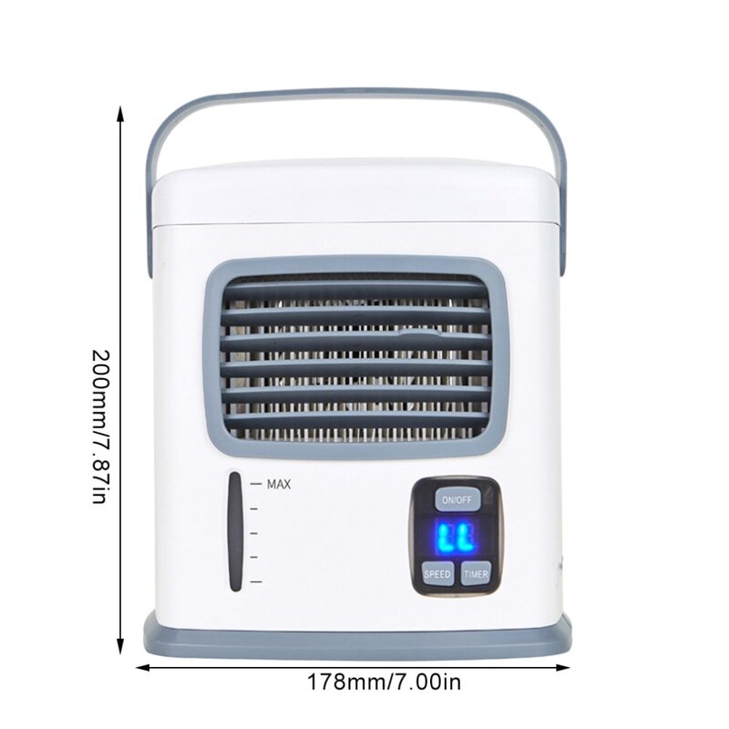 Portable Mini Air Cooler Dry Battery Usb Plug-in Dual-use Small Household Air Cooler Cooling Small Air Conditioner