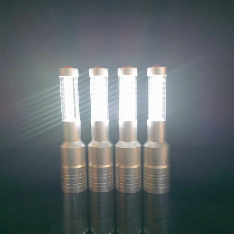 Bastone stroboscopico a LED bianco con bottiglia di CHAMPAGNE