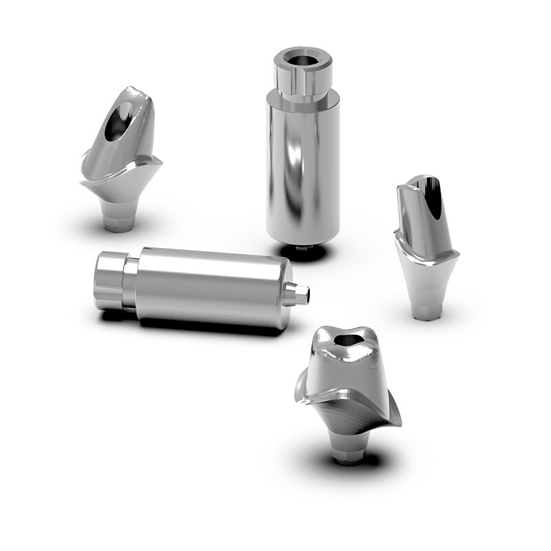 Implante CAD CAM Dental de 10mm, base personalizada premolida de titanio, Bicon AIDI Astra Zimmer XIVE SIC, Serie de Europa y América
