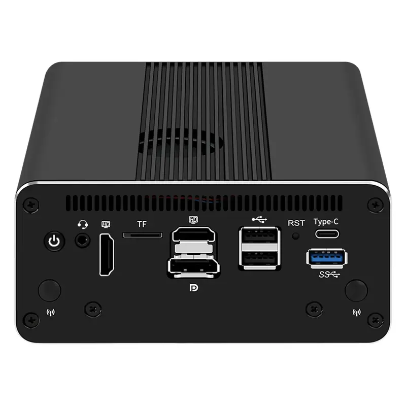 Mini aparelho de firewall do PC micro, Intel Core i7 1355U, i5 1335U, 4x Intel I226-V, 2.5G, 1 * RJ45 COM, LAN, 2*10 Gbps