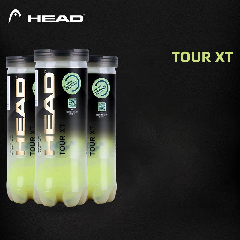 HEAD Professional Tennis 4B TEAM 3 Tour X Training Ball T 3B Pro Match Balls, alta elasticidad, resistente, duradero, Excesice