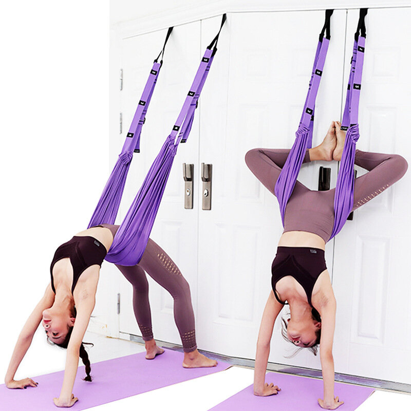 Ceinture de Yoga aérien élastique, ceinture de Fitness extensible, corde, taille basse, hanche ouverte, Lajin