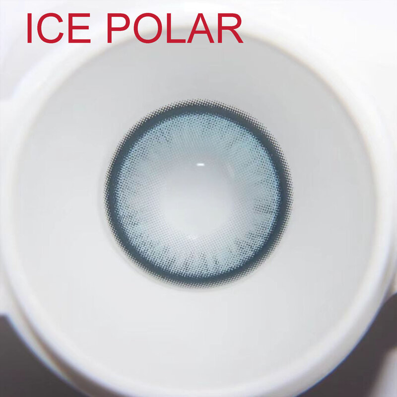아이스 폴라 소프트 콘택트 렌즈, 파워 돌리 애니메이션 안경 액세서리, 14.50mm