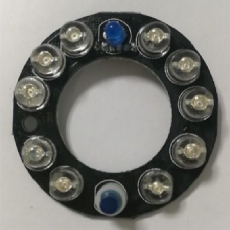 hot selling 11LEDs filling led board white light and Infrared IR Degrees Bulbs Board 850nm Illuminator For CCTV Camera