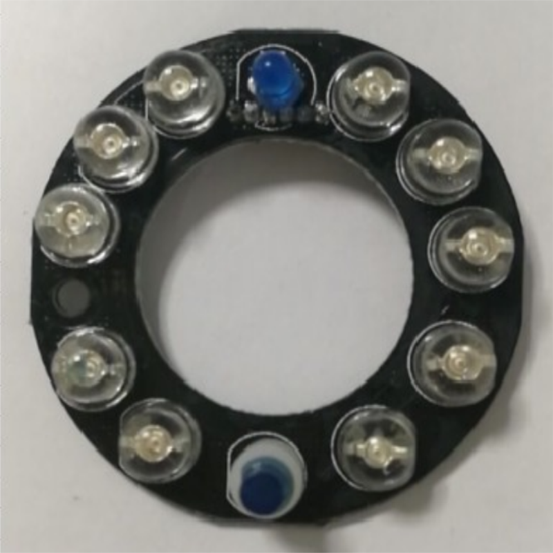 Luz branca LED para câmera CCTV, 11LEDs de enchimento, infravermelho IR graus Lâmpadas Board, 850nm Iluminador, venda quente