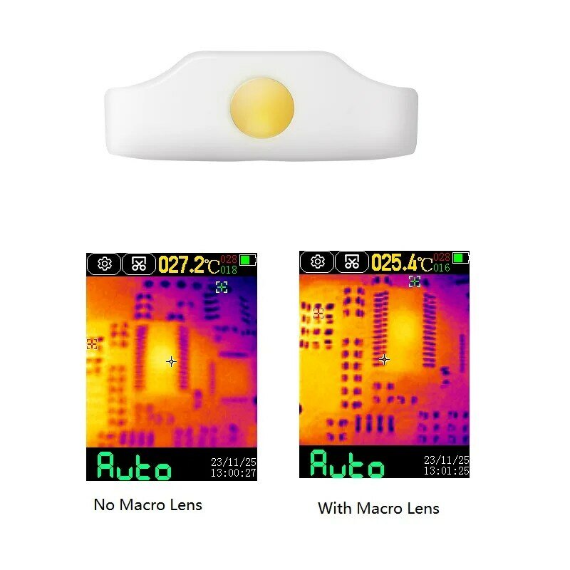 Lensa Makro kamera termal ET13S, lensa makro khusus ET13S untuk inspeksi PCB