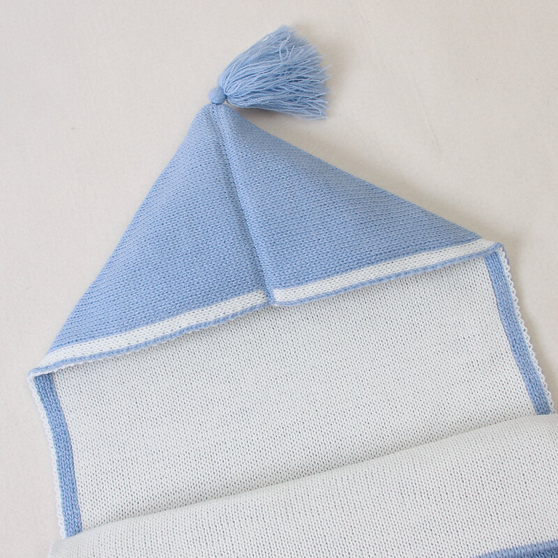 Chancelière en tricot chaud pour nouveau-né, couverture ronde pour poussette, sacs de couchage pour tout-petit, petit sac de couchage pour bébé, hiver
