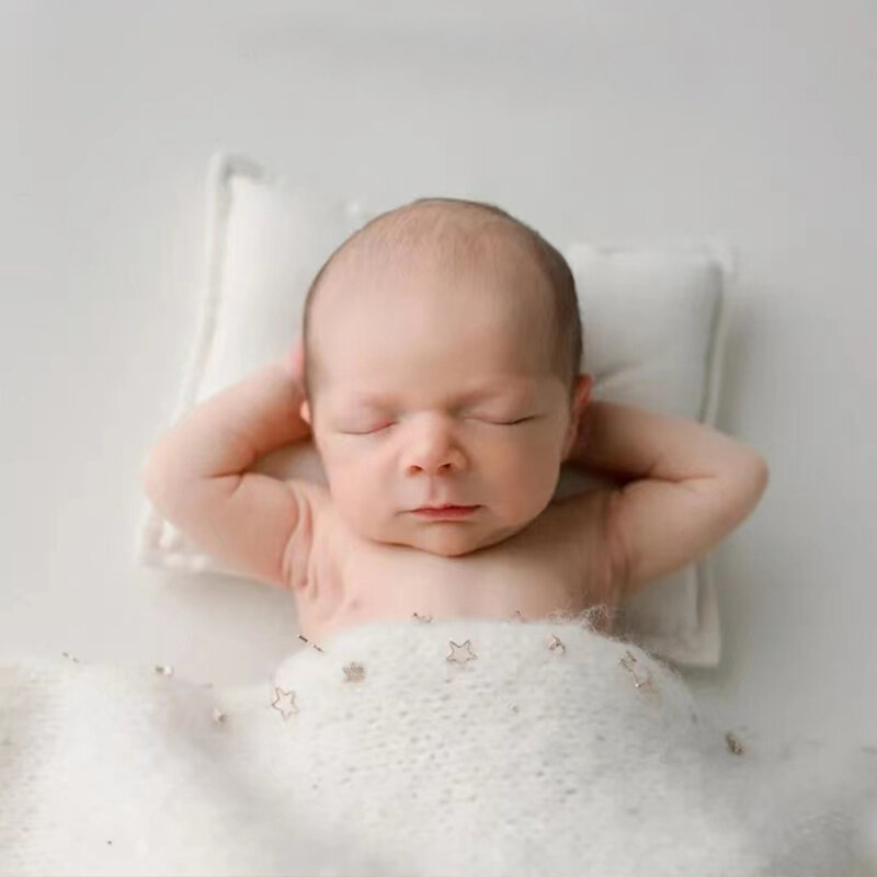 Fotografia recém-nascido posando veludo poser macio travesseiro almofada de tecido para o bebê menina foto prop estúdio tiro auxiliar acessórios