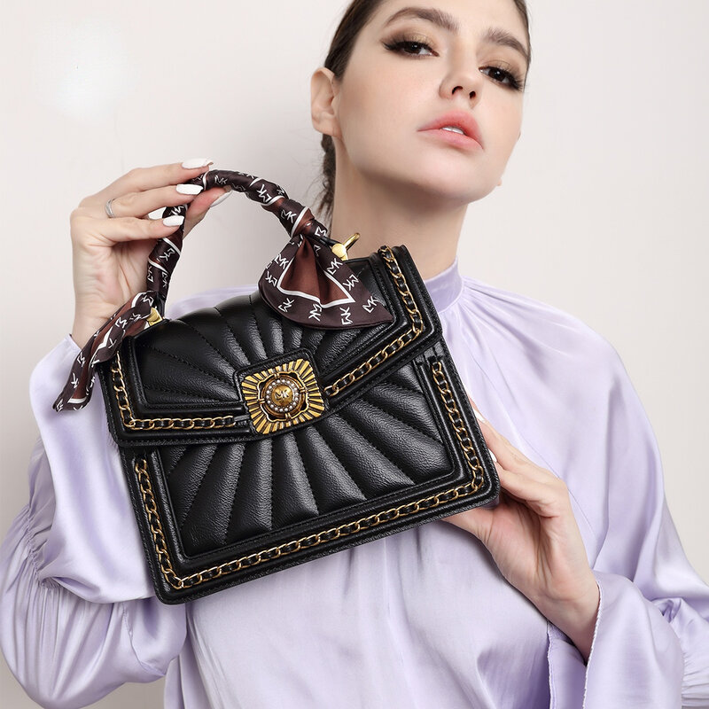 Women's Designer Luxury Handbag  Fashion New High quality PU Leather Women Handbags Crocodile pattern Shoulder Messenger Bag