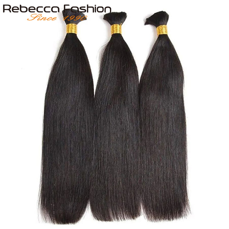 9A Top Quality Remy Hair Real Brazilian Hair For Braiding Bulk Hair Human Hair Braiding Hair Straight Hair Braids no weft hair