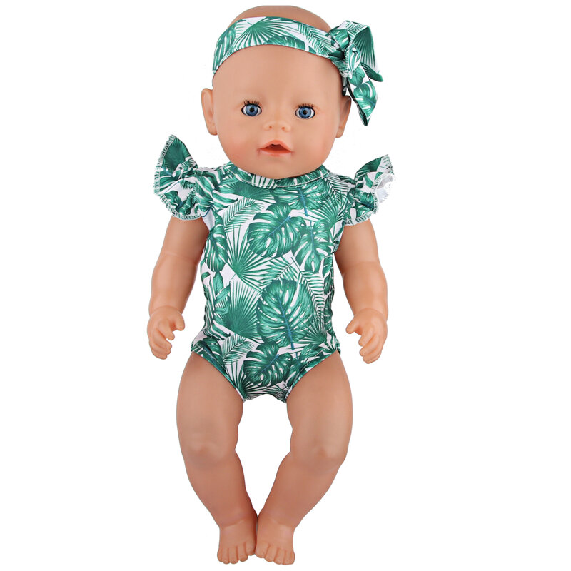 Falda con tirantes y pantalones estilo veraniego para bebé de 43Cm, artículos para bebé y muñeca americana de 18 pulgadas, accesorios para bebé nacido de nuestra generación