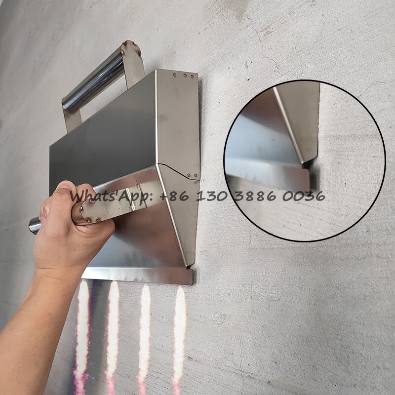 Cimento concreto de aço inoxidável putty facas tijolo parede em pó reboco máquina pedreiro handheld drywall reboco raspador