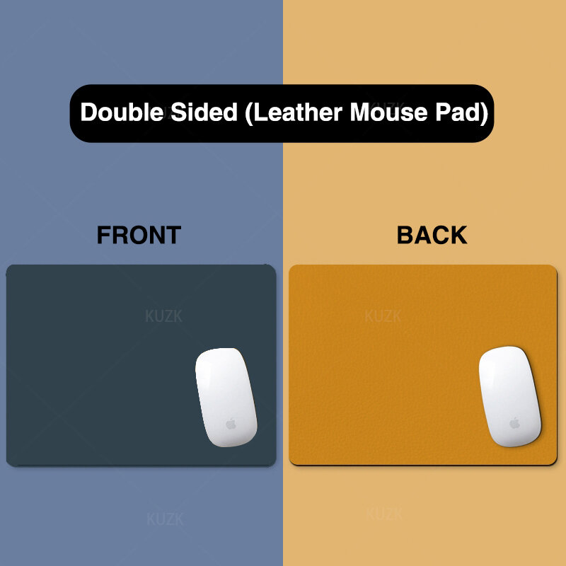 Tappetino per Mouse di grandi dimensioni su entrambi i lati Gamer tappetino protettivo per scrivania in pelle Pu impermeabile tappetino per Mouse per Computer copritavolo per tastiera per Dota