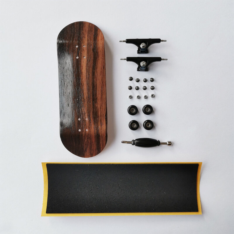 New Shape Truck Fingerboard 34mm Complete Finger Skate Board Set Professional Mini Skateboard Toys for Fingerboarders
