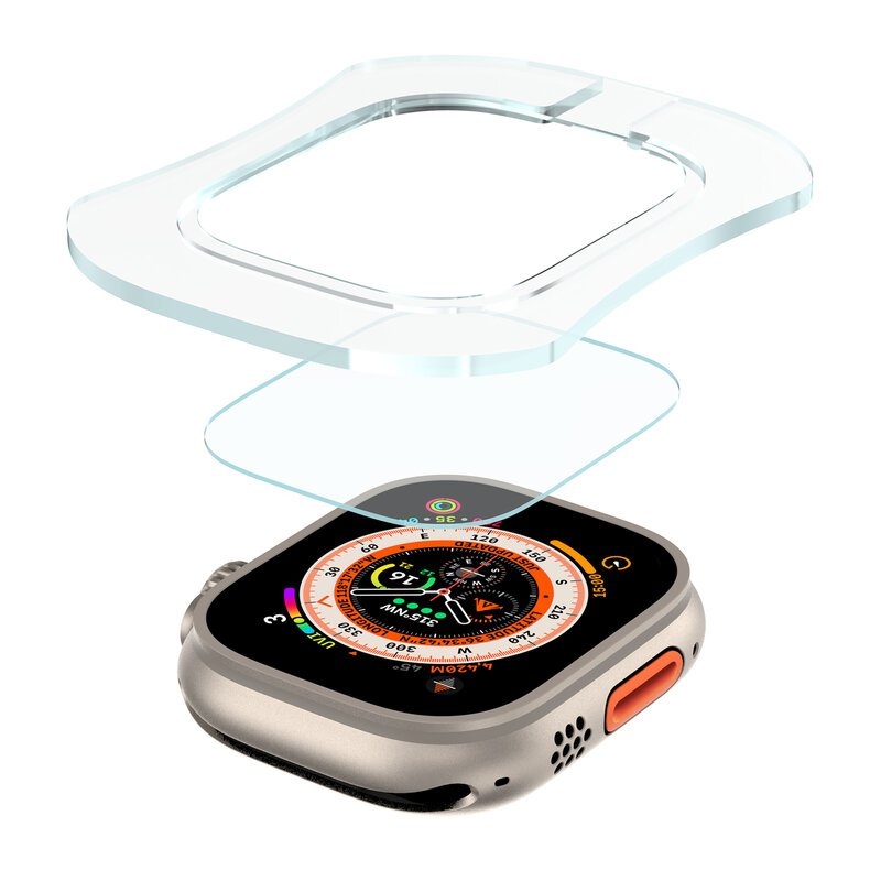 Film de protection d'écran pour Apple Watch 8 Ultra 49mm, Film de protection complet transparent pour iWatch ultra 49mm, installation facile