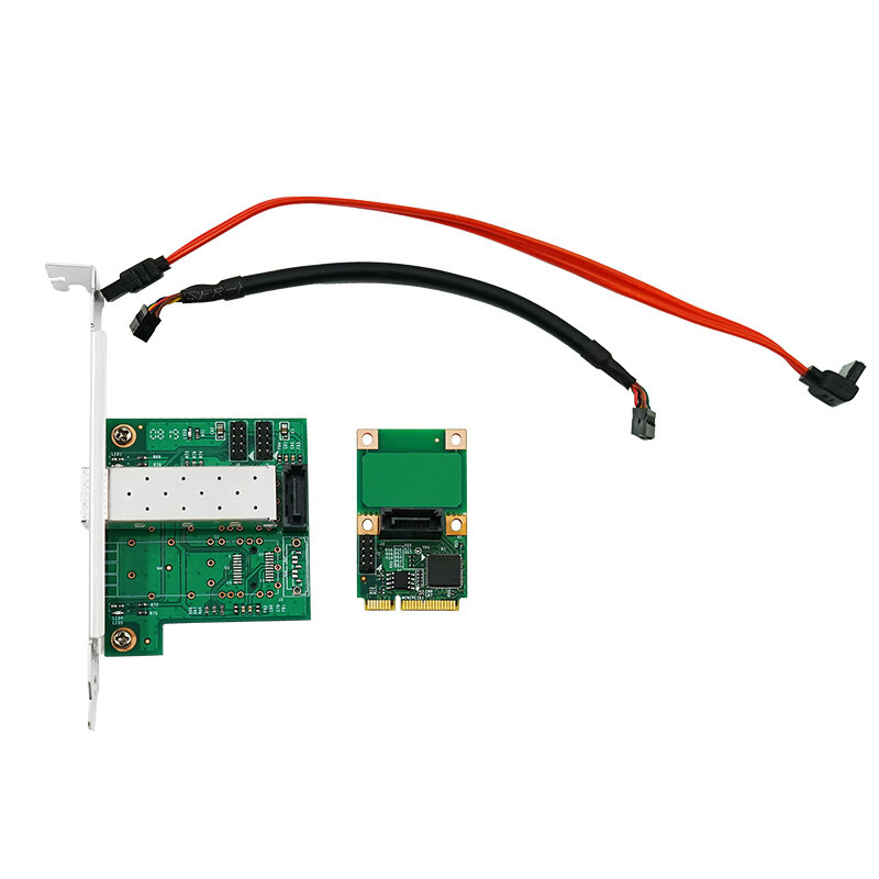 Mini contrôleur de carte réseau pci-express Ethernet Gigabit SFP, adaptateur NIC pour serveur, Intel I210, LR-LINK
