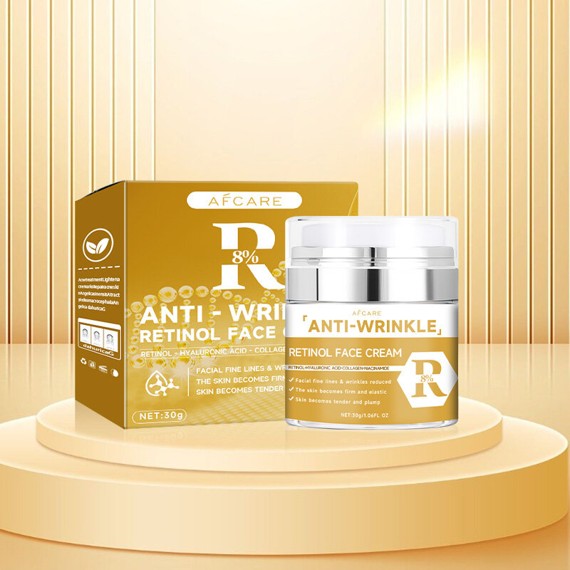 Retinol Serum Cream Combination Set With Double Effect To Care For Skin Moisturizing Non-Greasy 50ML Serum 30ML Cream