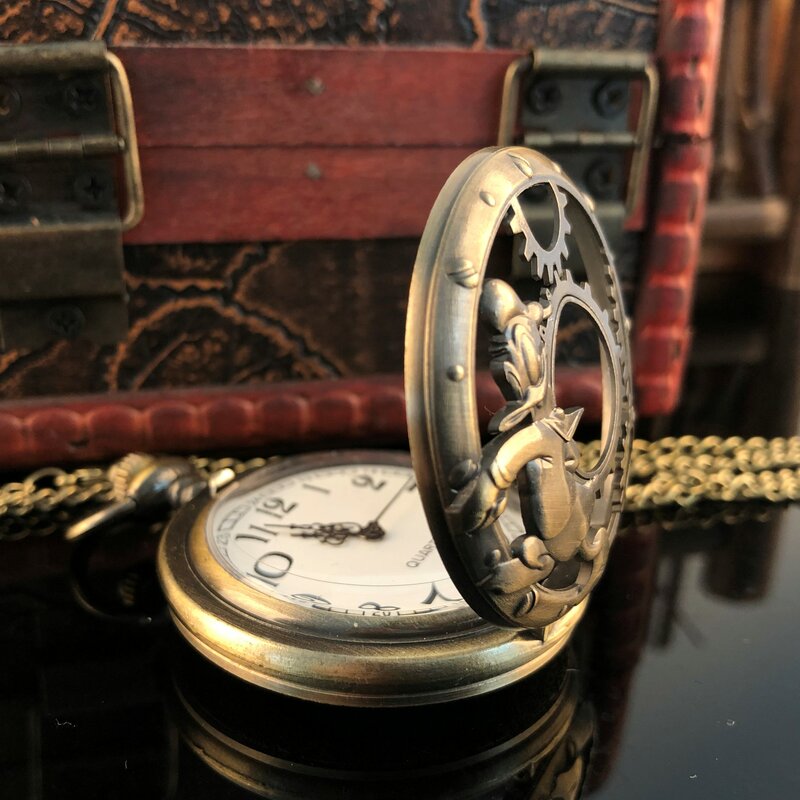 Детские Сувенирные карманные часы ожерелье креативная модная кварцевая цепочка часы кулон популярный мультяшный подарок