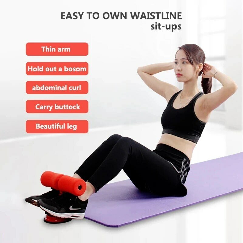 Sports Sit Up Fixator, Upright Pole, Abdominal Core Strength, Muscle Training, Home Use, Sucking Cup Type Weight Loss